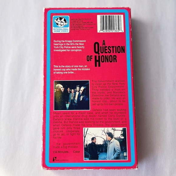 A Question of Honor VHS - Tested 1987 - Picture 2 of 7